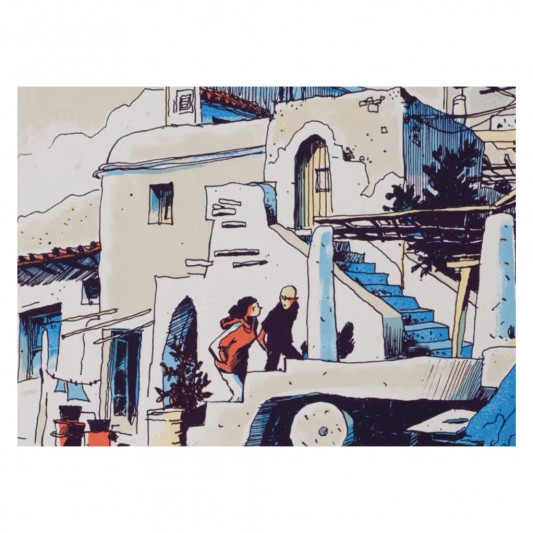 Sérigraphie Sicile le matin - secondaire-2