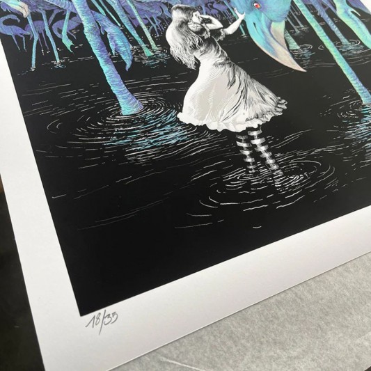 Tirage d'art Le Croquet de la Reine - Daria Schmitt - secondaire-2