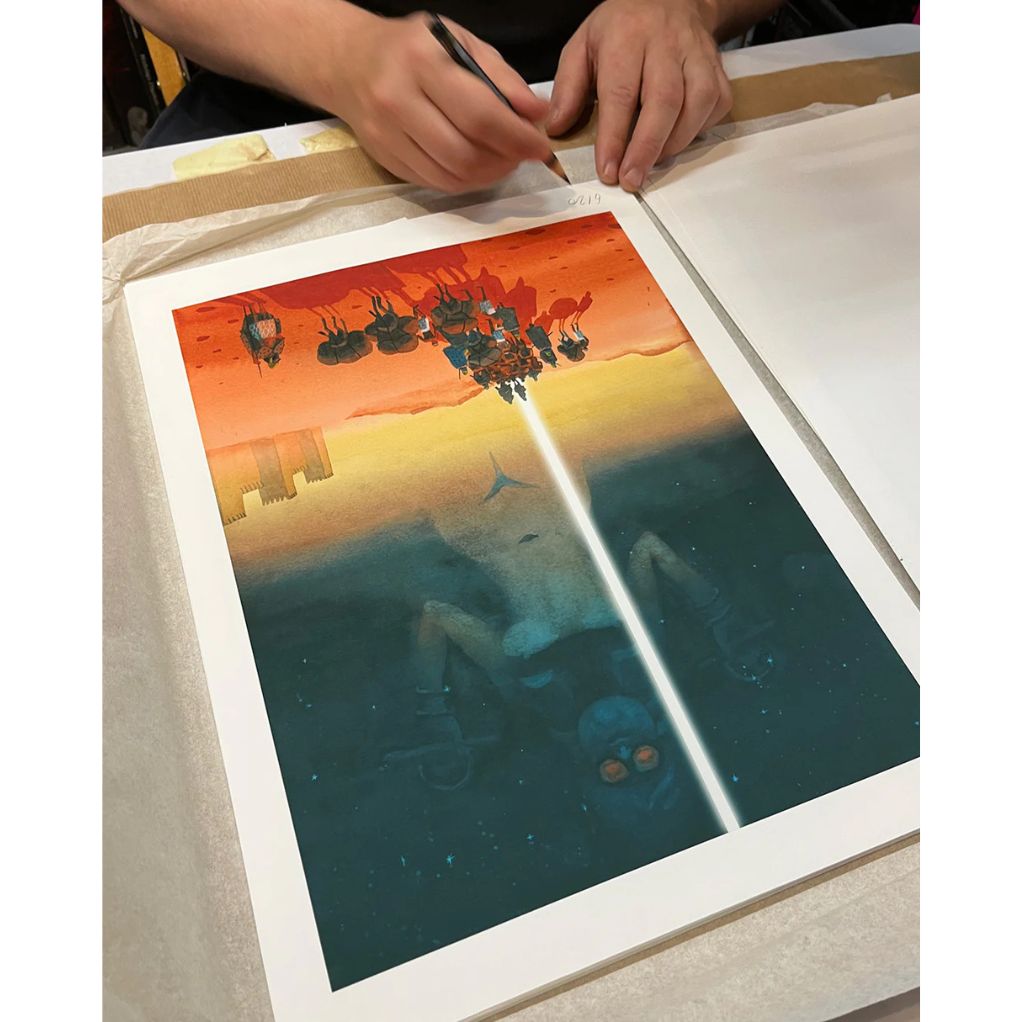 Tirage d'art le Marche-Lune - Simon Spruyt - secondaire-4