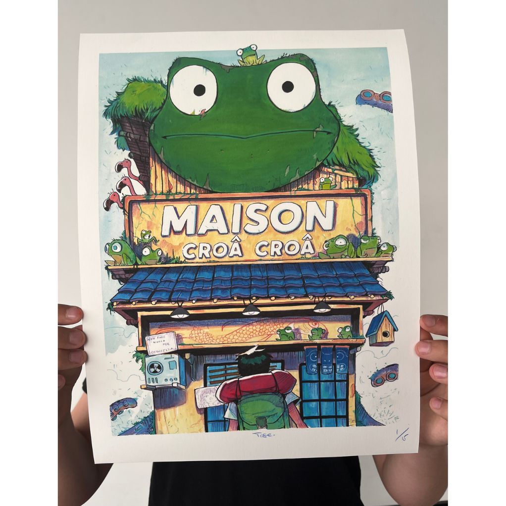 Tirage d'art Maison Croâ Croâ - La Grenouille - secondaire-1