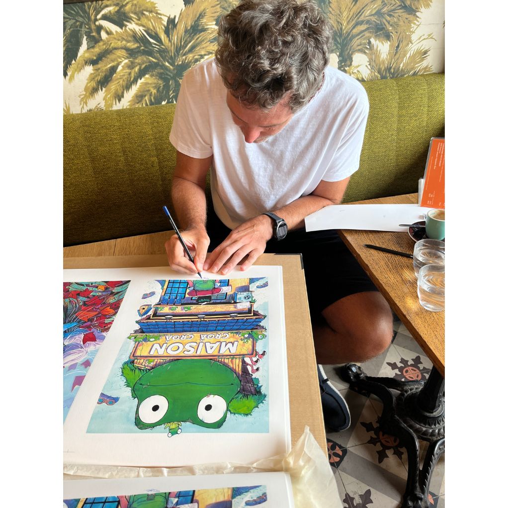Tirage d'art Maison Croâ Croâ - La Grenouille - secondaire-4