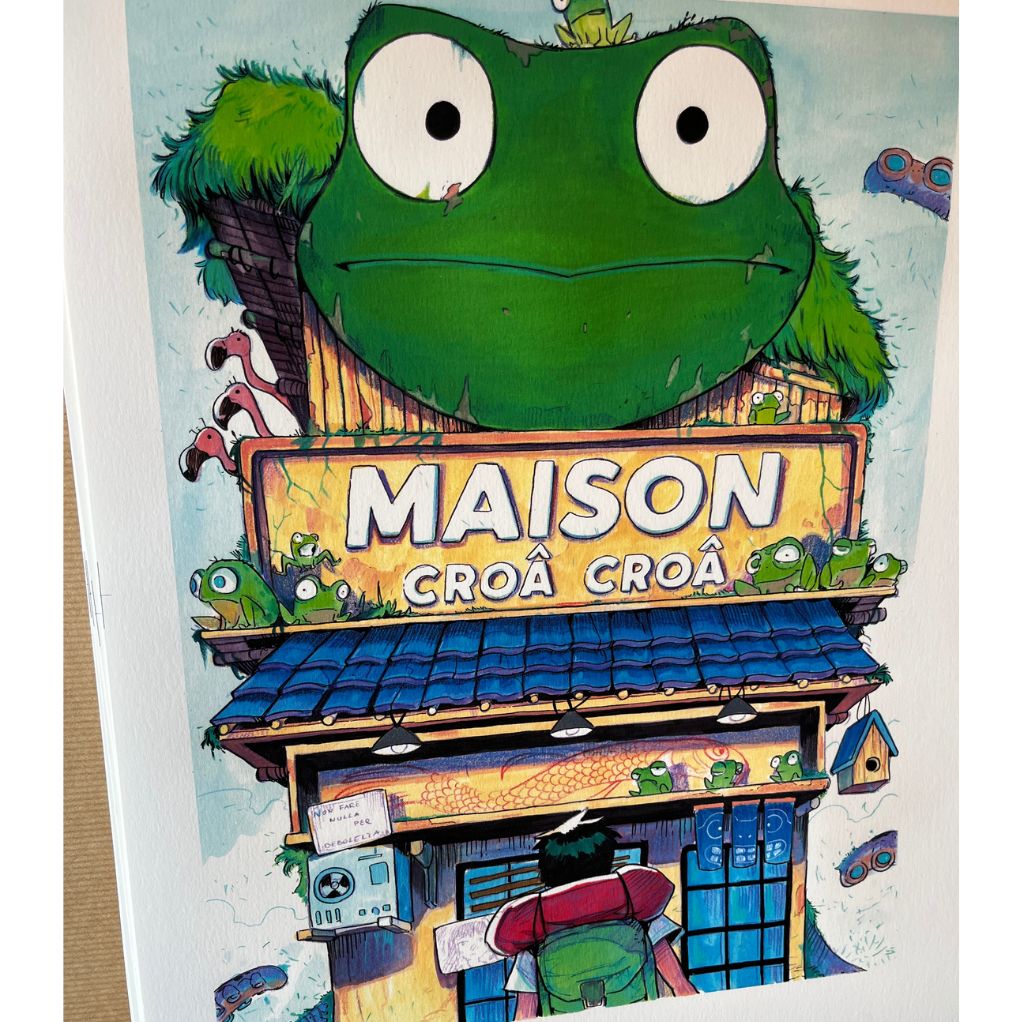 Tirage d'art Maison Croâ Croâ - La Grenouille - secondaire-5