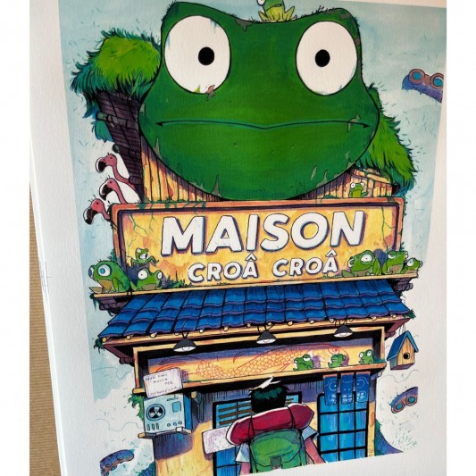 Tirage d'art Maison Croâ Croâ - La Grenouille - secondaire-5