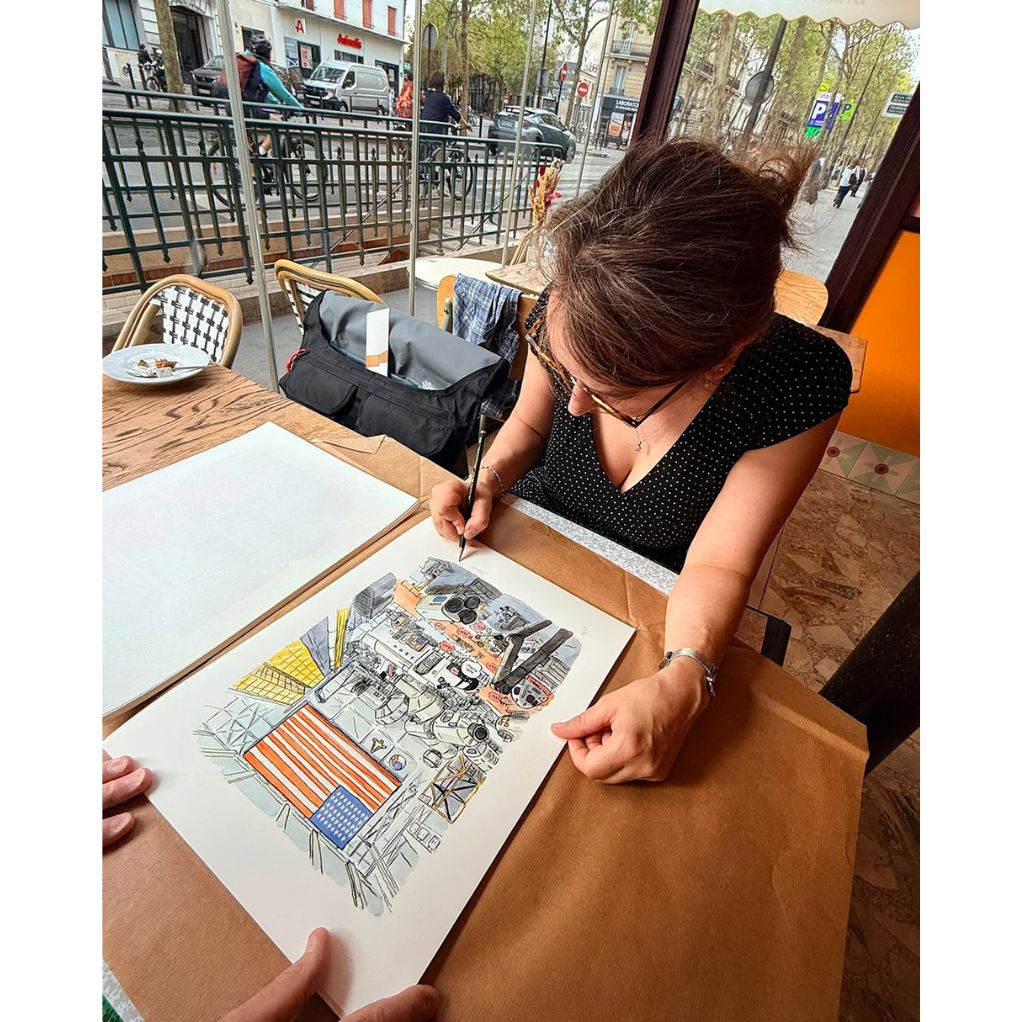 Tirage d'art - Space Montaigne - secondaire-5