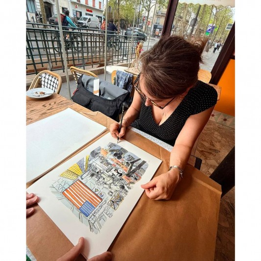 Tirage d'art - Space Montaigne - secondaire-5