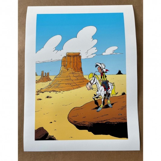Tirage Canyon Apache Lucky Luke exclusivité 9e Store - secondaire-1