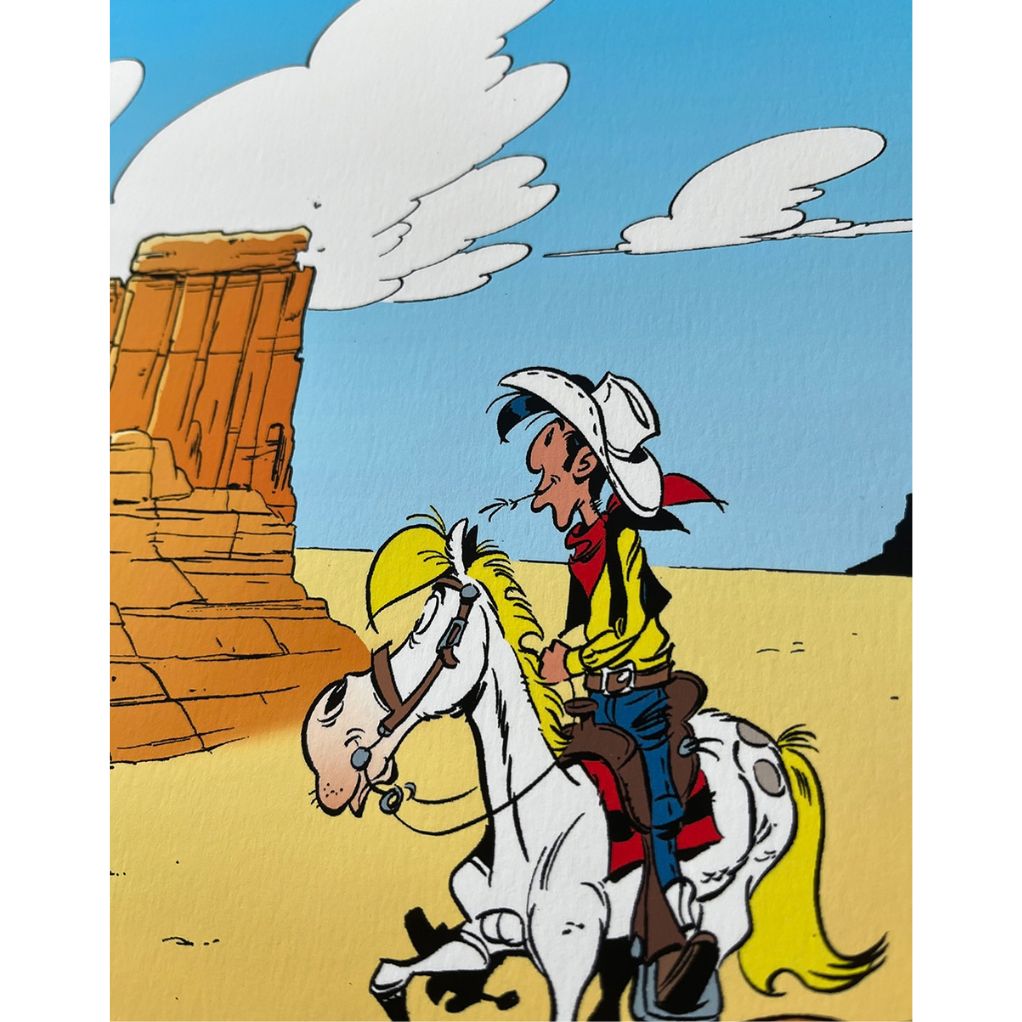Tirage Canyon Apache Lucky Luke exclusivité 9e Store - secondaire-3