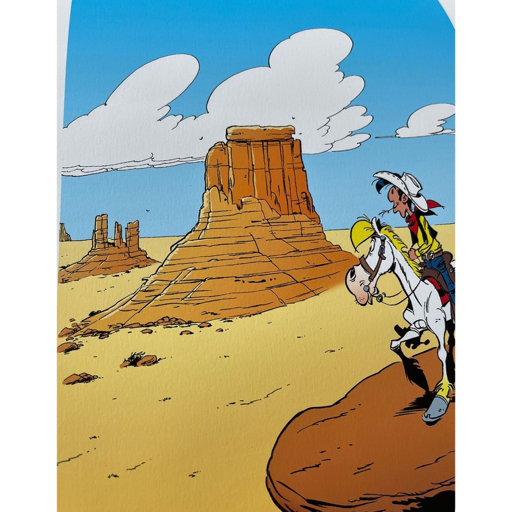 Tirage Canyon Apache Lucky Luke exclusivité 9e Store - secondaire-4