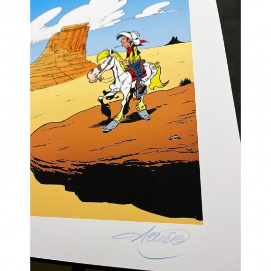 Tirage Canyon Apache Lucky Luke exclusivité 9e Store - secondaire-5