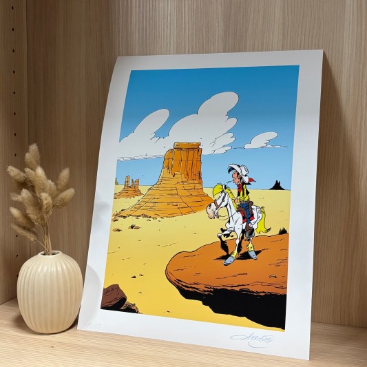 Tirage Canyon Apache Lucky Luke exclusivité 9e Store - secondaire-7