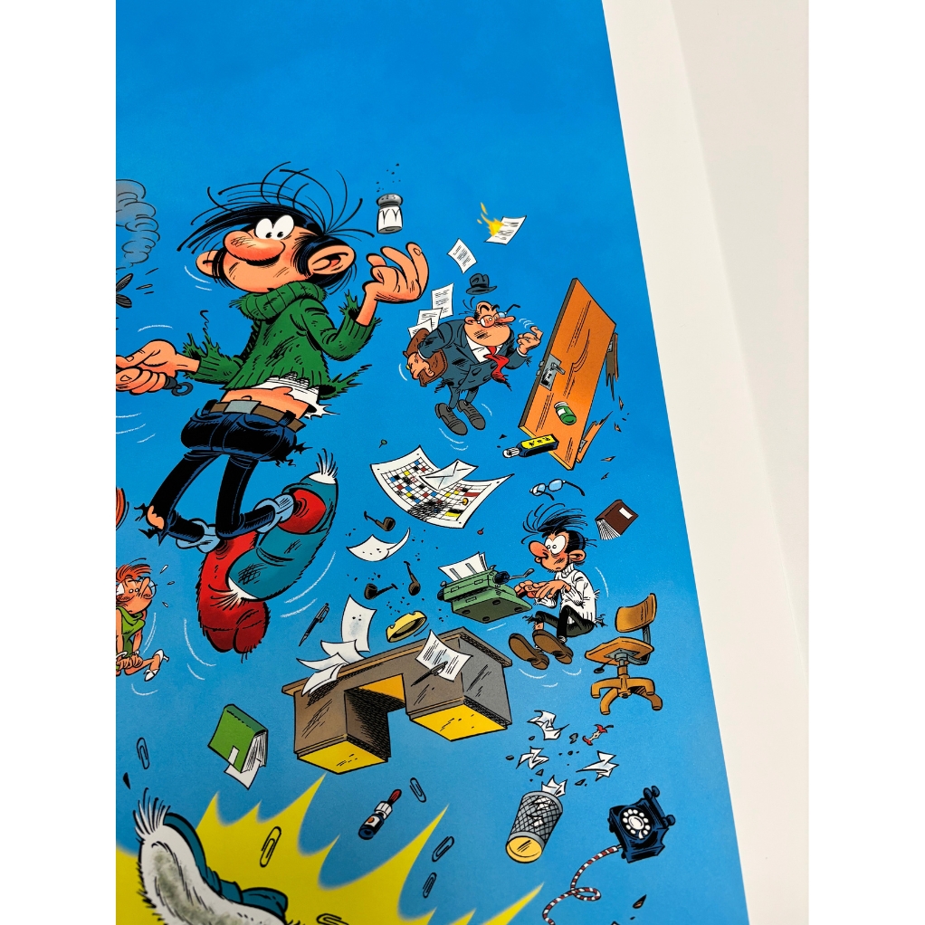 Tirage d'art - Gaston Des Boum et Des Paf - exclusivité 9e Store - secondaire-3
