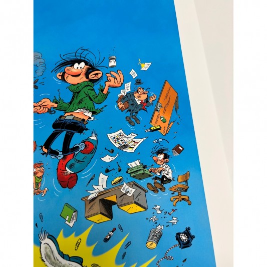 Tirage d'art - Gaston Des Boum et Des Paf - exclusivité 9e Store - secondaire-3
