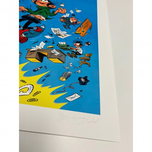 Tirage d'art - Gaston Des Boum et Des Paf - exclusivité 9e Store - secondaire-5