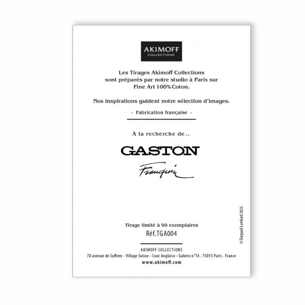 Artprint Gaston - Working - Akimoff