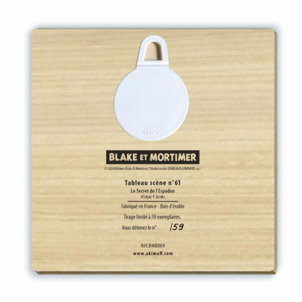 Blake et Mortimer figurine pixi magnet puzzle | Au Collectionneur