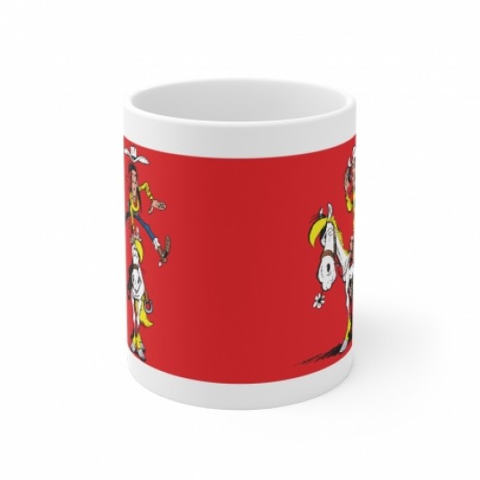 Mug en céramique Lucky Luke et Jolly Jumper - secondaire-1