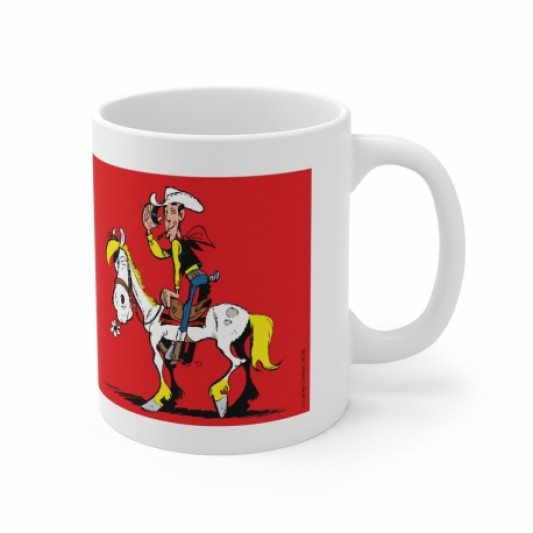 Mug en céramique Lucky Luke et Jolly Jumper - secondaire-2