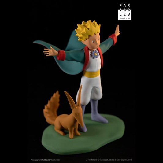 Figurine Le Petit Prince et le Renard par Fariboles - secondaire-2