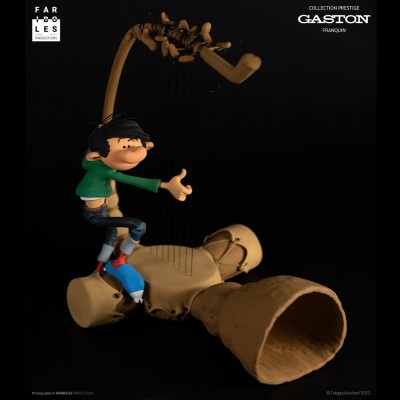 Figurine Gaston Fariboles - Gaston et son Gaffophone - secondaire-1