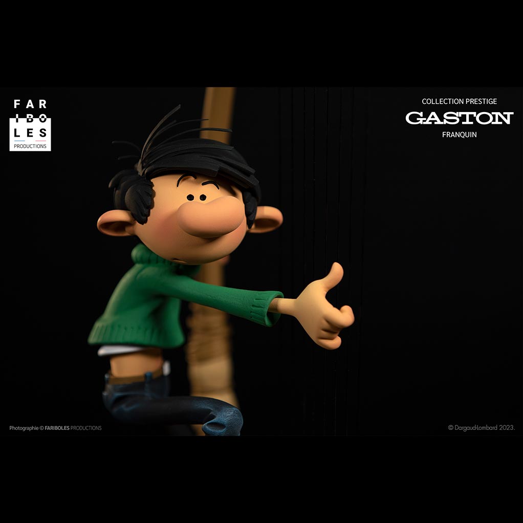 Figurine Gaston Fariboles - Gaston et son Gaffophone - secondaire-2