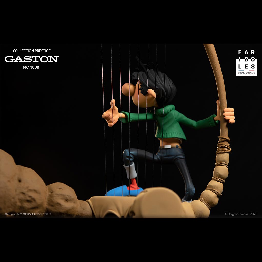 Figurine Gaston Fariboles - Gaston et son Gaffophone - secondaire-4