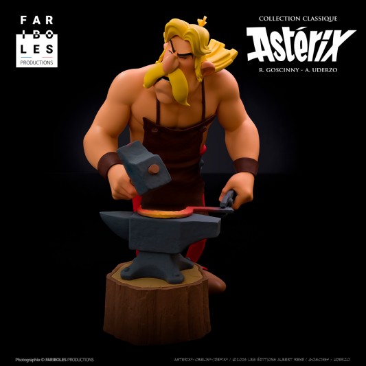 Figurine Fariboles Astérix - Cétautomatix le forgeron - secondaire-1