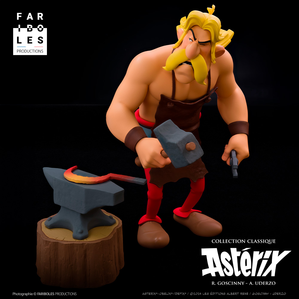 Figurine Fariboles Astérix - Cétautomatix le forgeron - secondaire-2