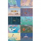Set de 10 Cartes postales Moebius - Destination Edena - secondaire-1
