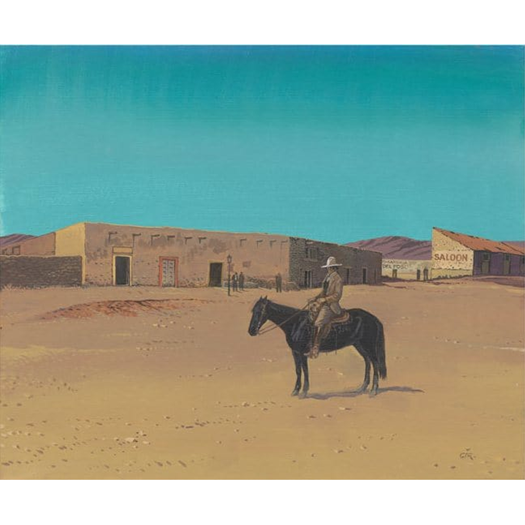 Digigraphie Jean Giraud - Cheval Noir - secondaire-1