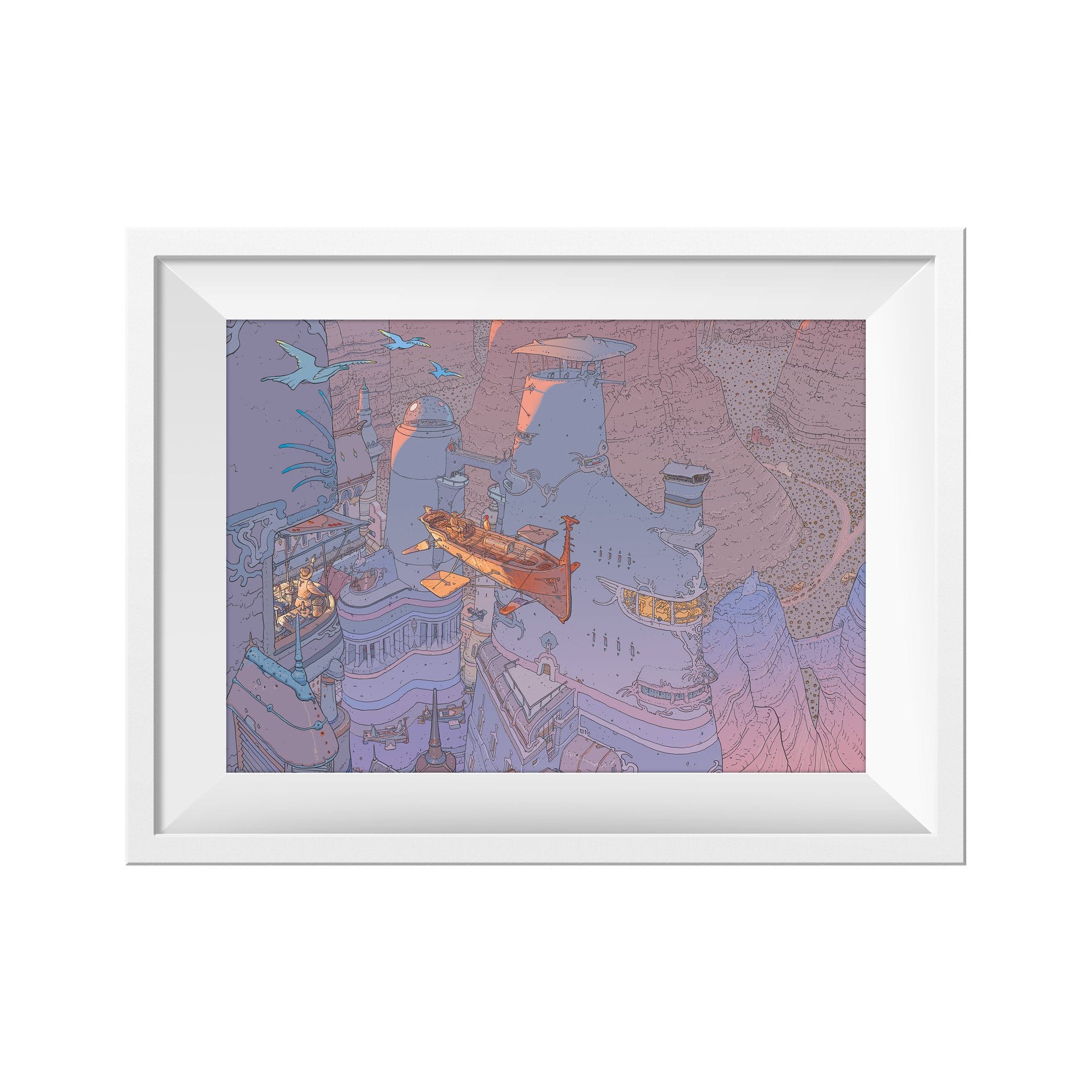 Affiche Moebius - Cristal Sea - secondaire-1