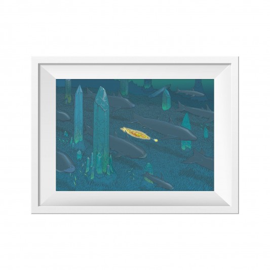 Affiche Moebius - Cristal Sea - secondaire-1