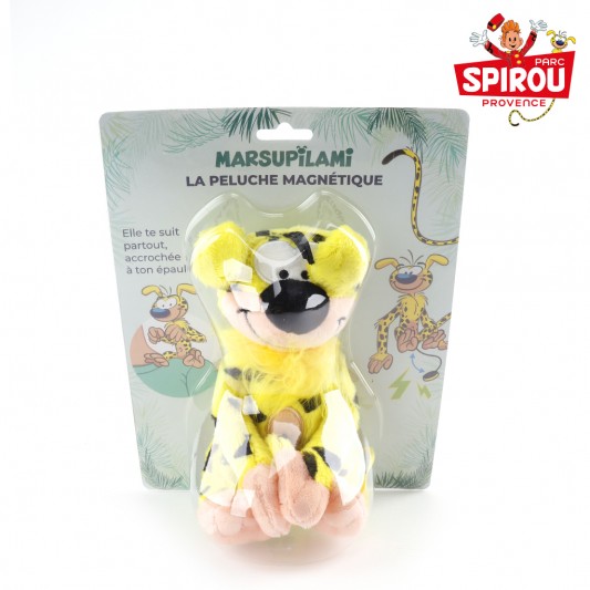 Parc Spirou - Peluche Marsupilami aimantée - secondaire-1