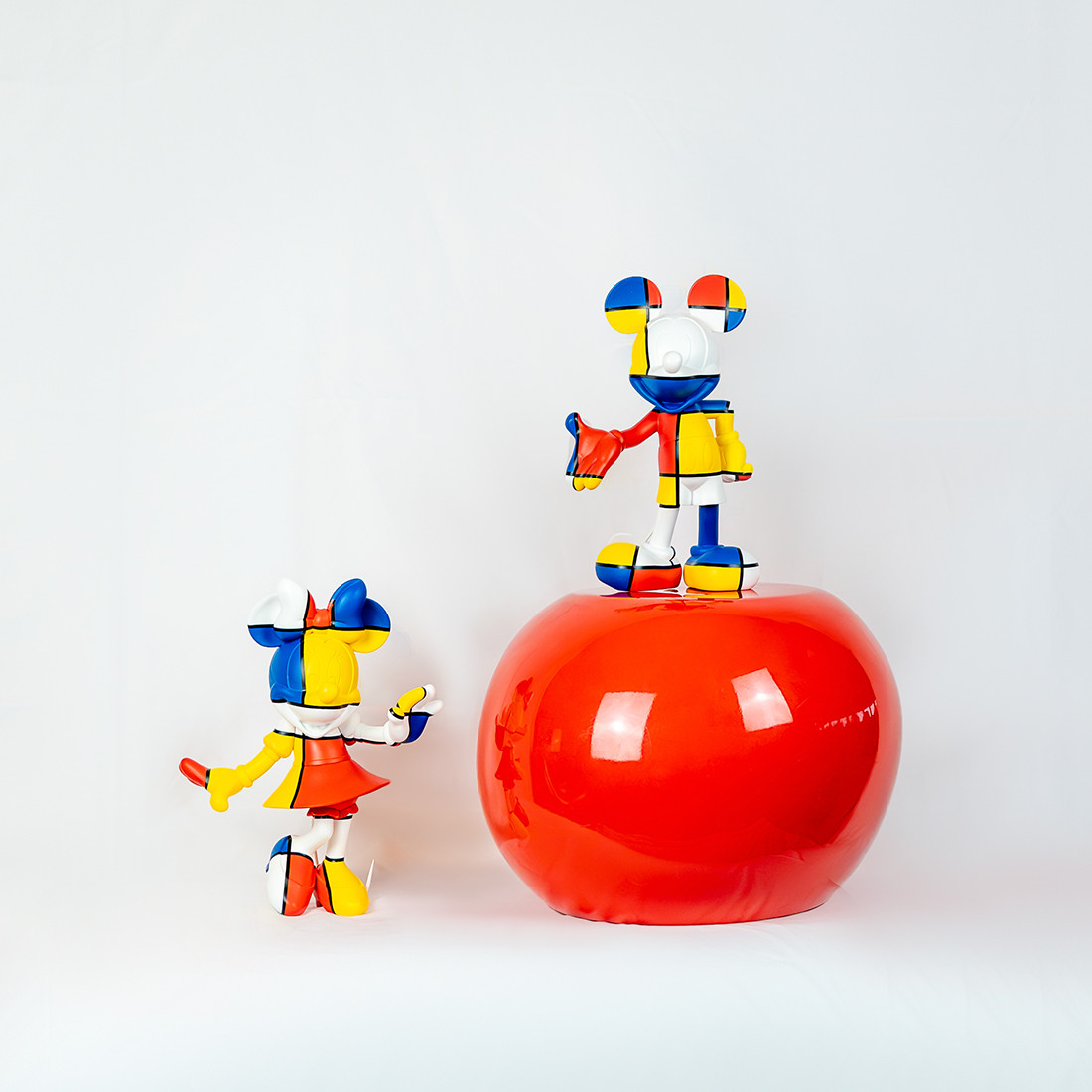 Figurine Mickey Welcome Art Collection Small - Piet Mondrian - secondaire-3