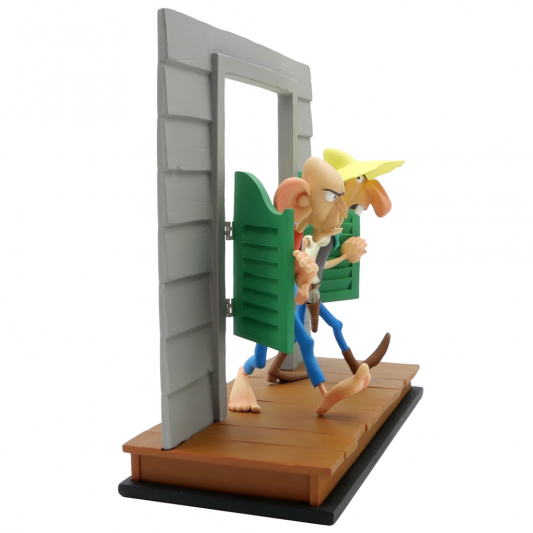 Figurine Lucky Luke : &quot;Les rivaux de Painful Gulch&quot; LMZ - secondaire-1