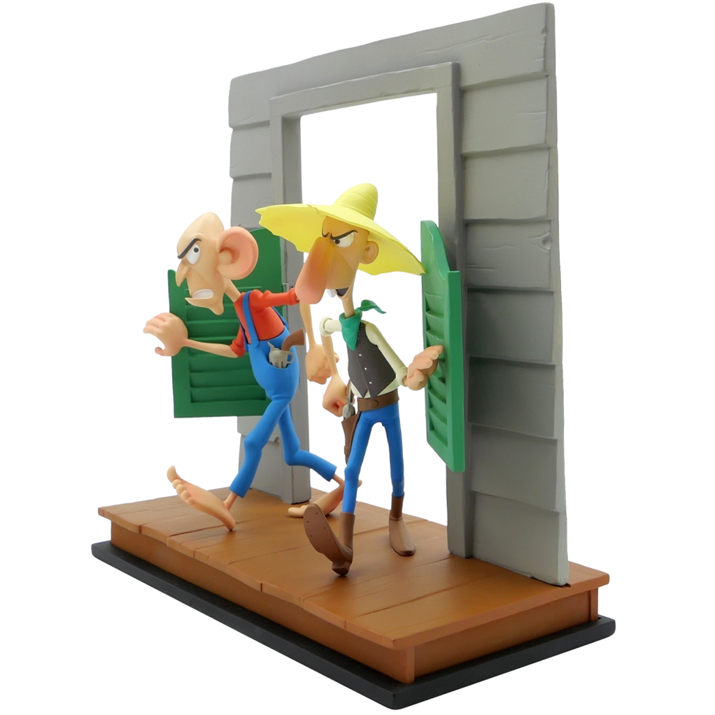 Figurine Lucky Luke : &quot;Les rivaux de Painful Gulch&quot; LMZ - secondaire-3