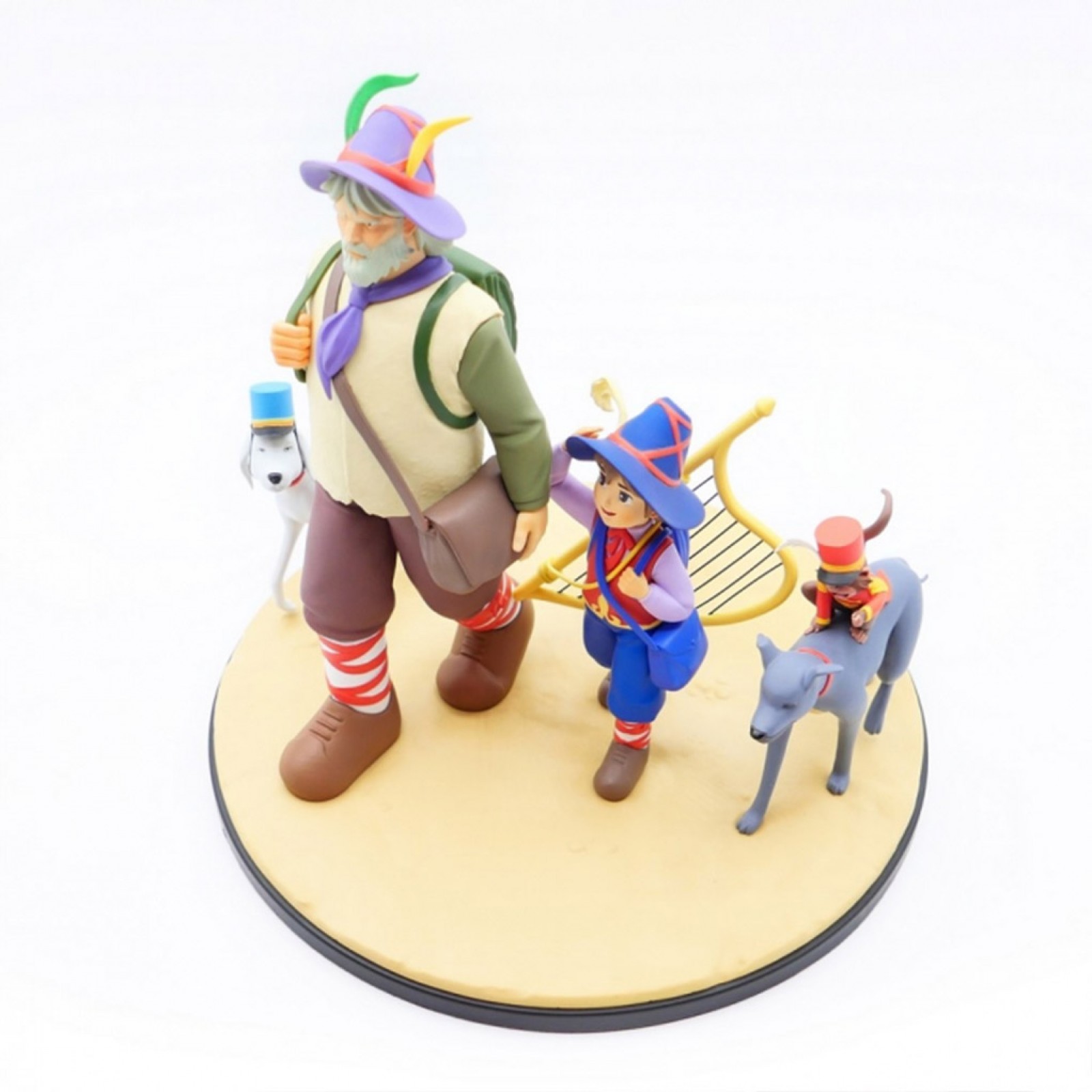 Figurines, Coffret Donjon, 3 personnages par Trondheim et Sfar, monochrome  ARGENT - Figurines