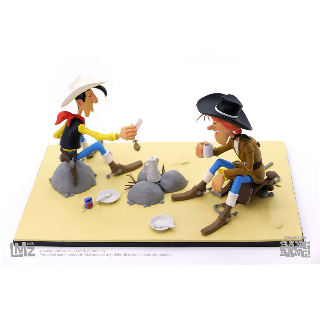 Figurine LMZ, Lucky Luke et Calamity Jane - secondaire-4