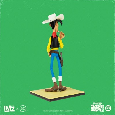 Figurine Lucky Luke allumant sa cigarette - secondaire-2