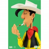 Figurine Lucky Luke allumant sa cigarette