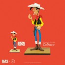 Figurine Lucky Luke allumant sa cigarette - Signature édition - secondaire-2