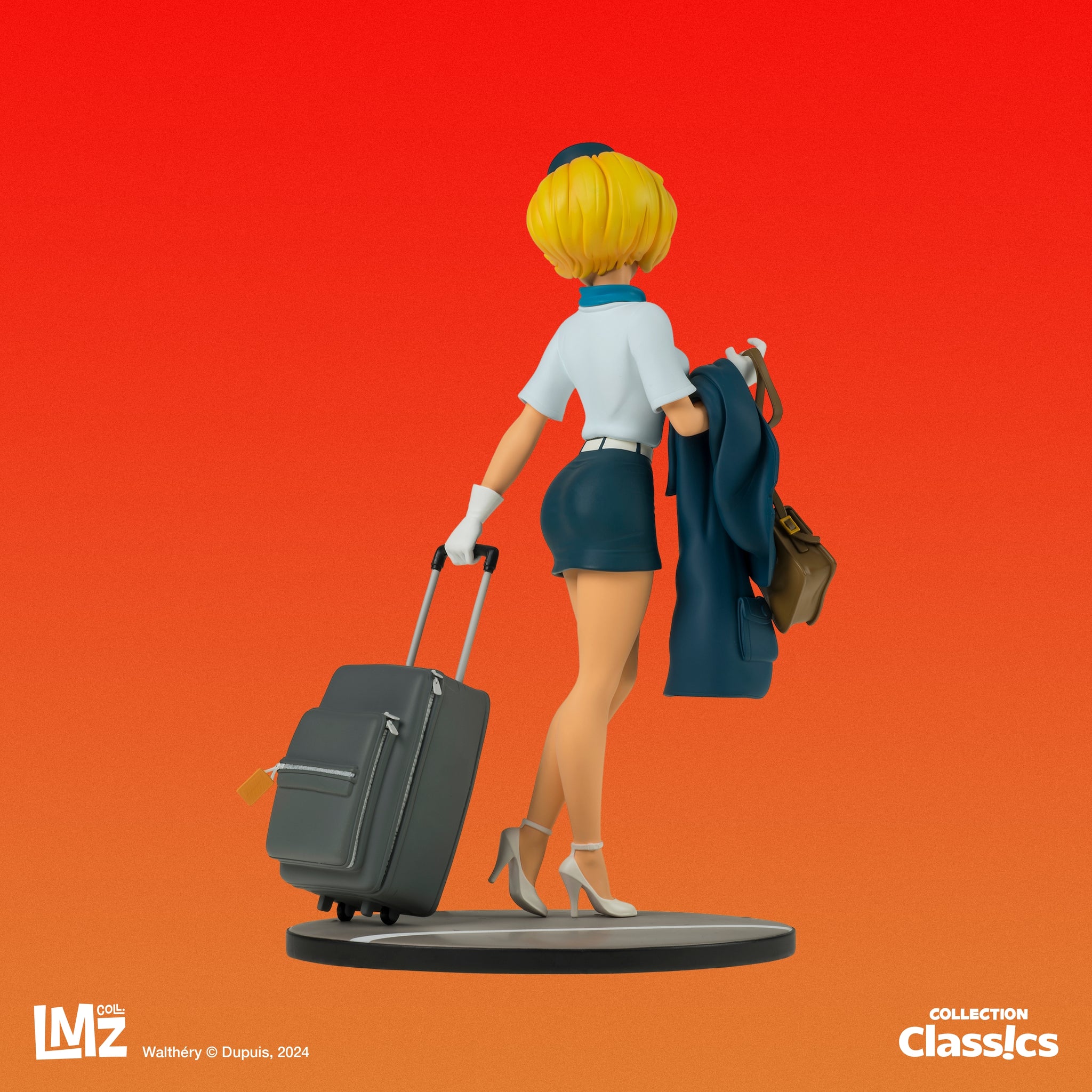 Figurine Natacha avec sa valise, version Class!cs par LMZ Collectibles - secondaire-4