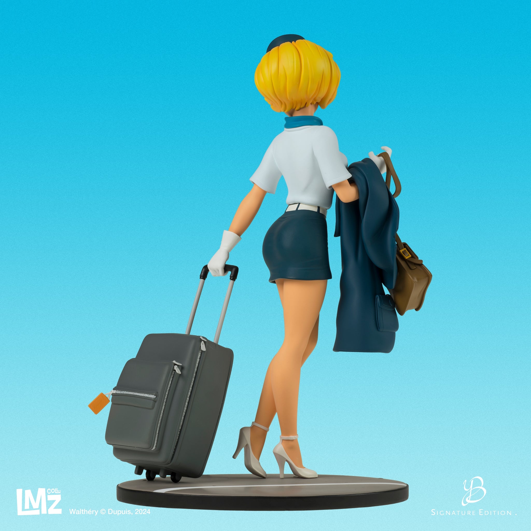 Figurine Natacha avec sa valise, Signature Edition par LMZ Collectibles - secondaire-4