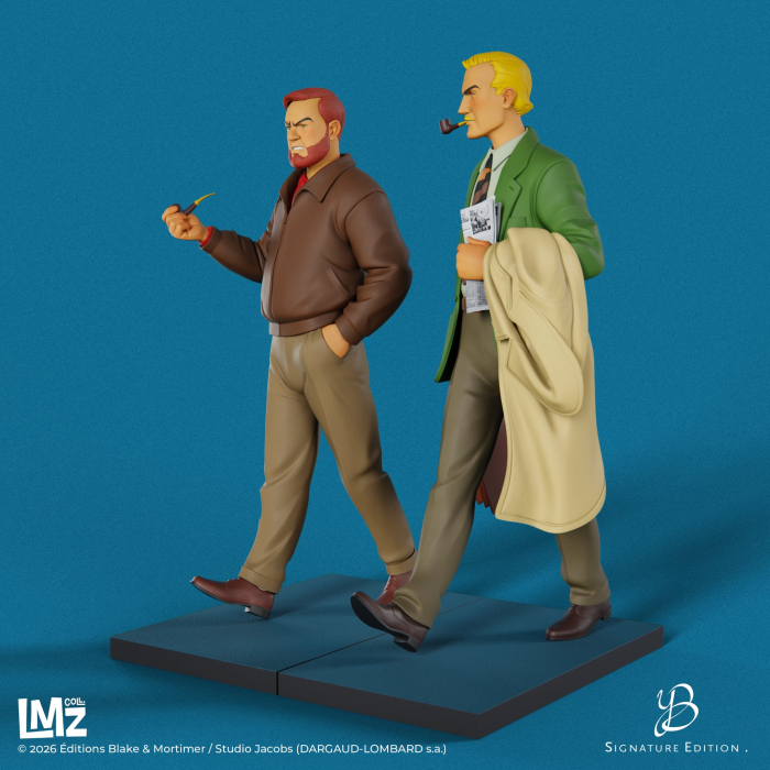 Figurine LMZ Blake & Mortimer - Philip et Francis - secondaire-4