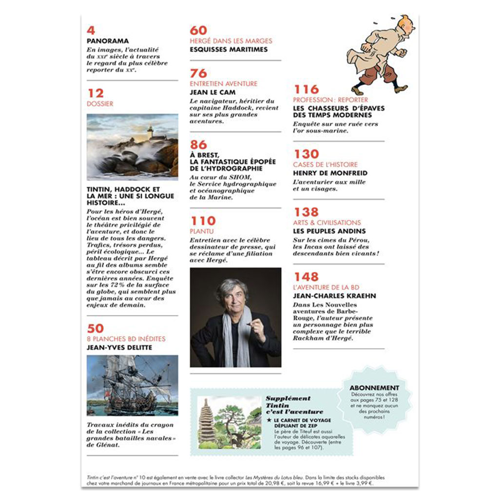 Magazine Géo Tintin C'est l'aventure n°10, Hergé, Haddock et la mer - secondaire-2