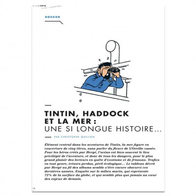 Magazine Géo Tintin C'est l'aventure n°10, Hergé, Haddock et la mer - secondaire-3
