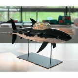 Figurine Tintin Le sous-marin requin 77 cm