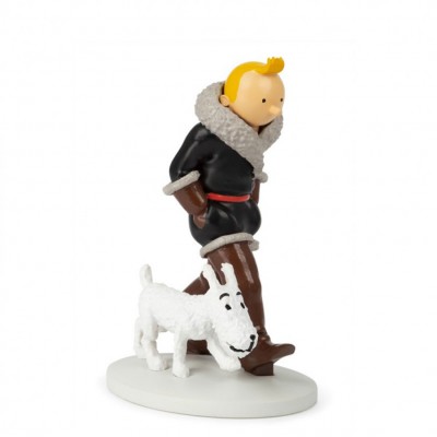 Lot de figurines et BD Tintin