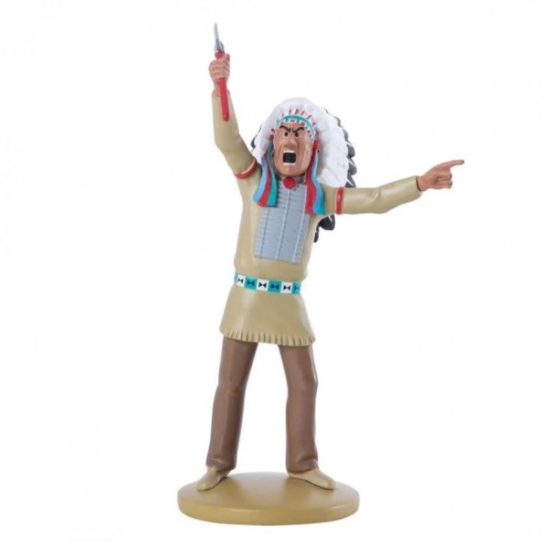 Tintin Figurine - The great Indian Chief of America