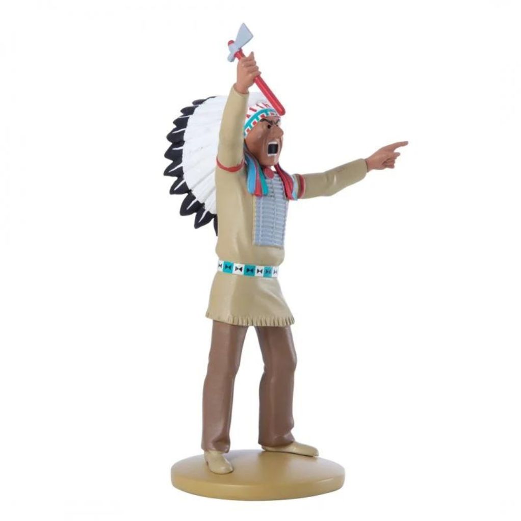 Figurine Tintin - Le grand chef Indien d'Amérique - secondaire-2