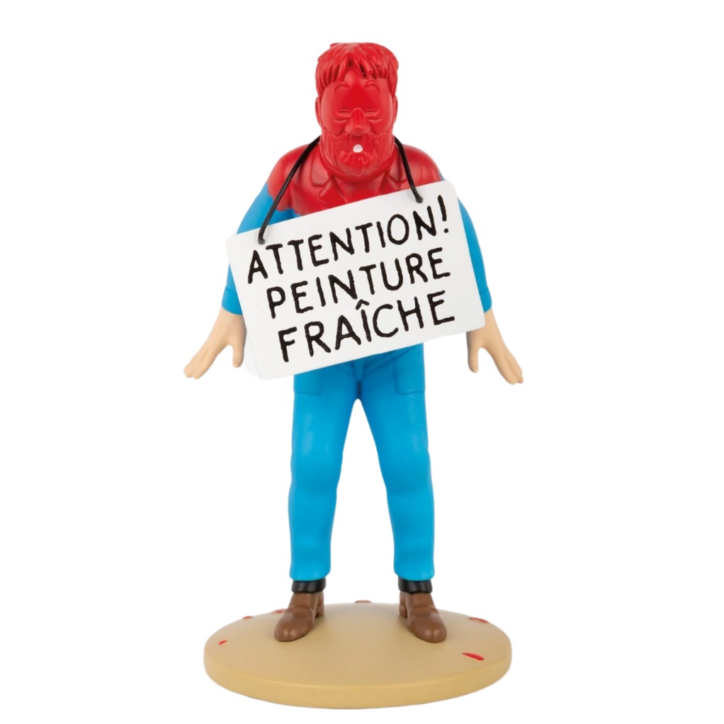 Figurine Tintin - Haddock et la peinture fraiche - secondaire-1